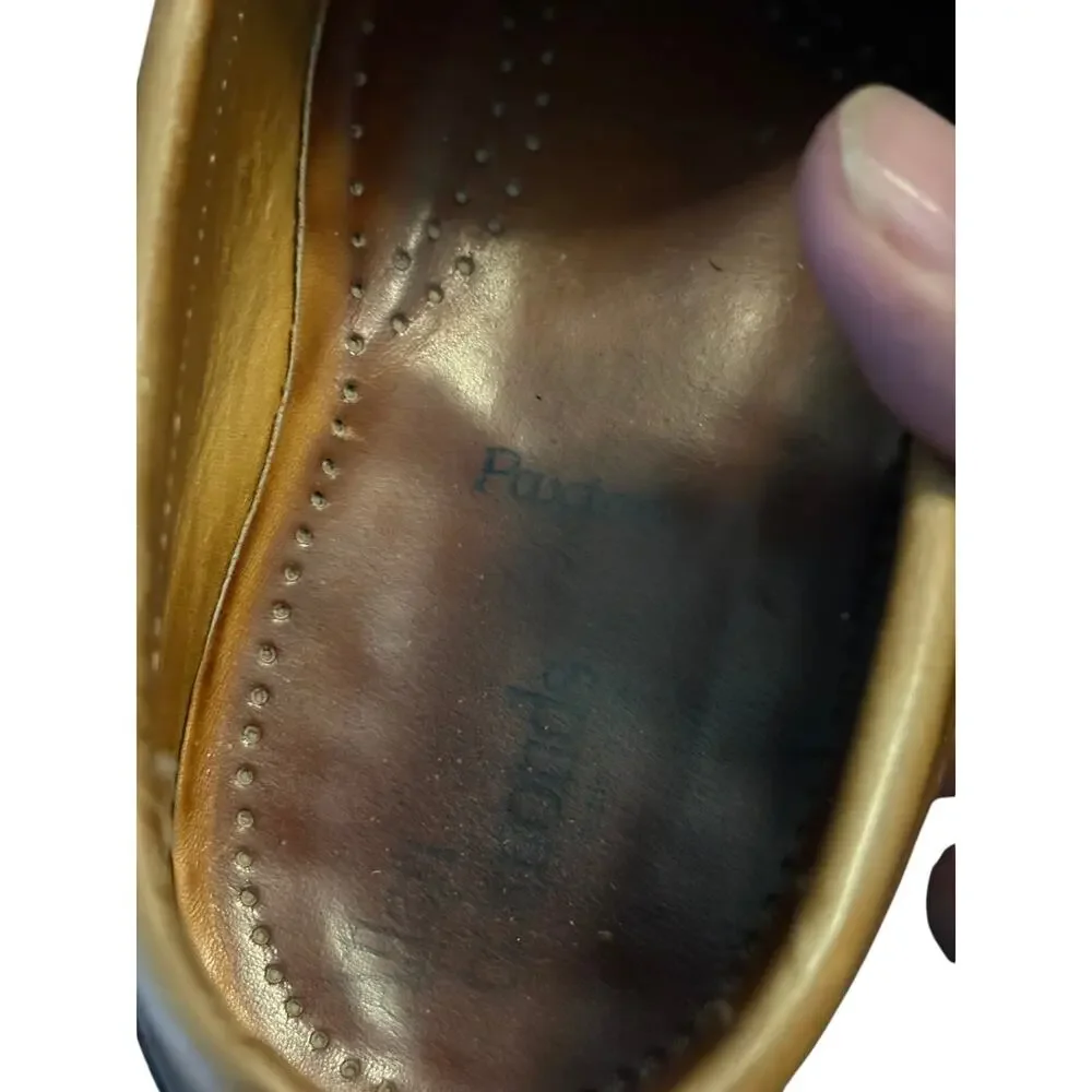 Allen Edmunds Paxton Brown Leather Penny Loafers Size 9C